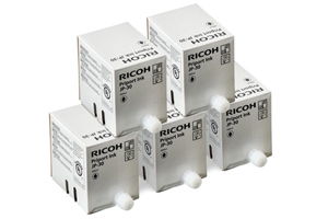 Ricoh JP-30 817113 5-Pack Black Original Ink Cartridge for JP1235