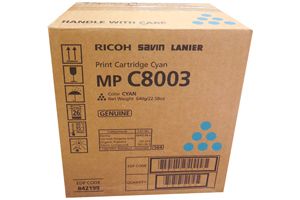 Ricoh 842199 Cyan Original Toner Cartridge for MPC8003 MPC6503