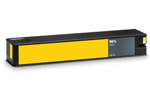 HP L0R11A 981X Yellow Compatible Ink Cartridge for PageWide 586f 586z