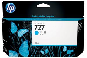 HP B3P19A  (#727) Cyan Original 130ml Ink Cartridge