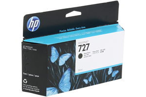 HP B3P22A (#727) Matte Black Original 130ml Ink Cartridge