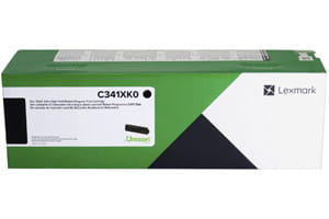 Lexmark C341XK0 Black 4.5K Yield Original Toner Cartridge for MC3426