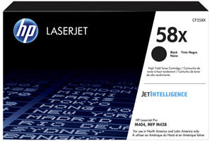 HP CF258X 58X Black Original Toner for M404dn M428fdn