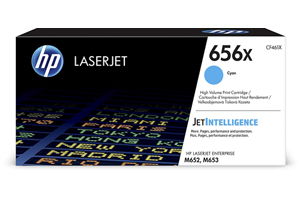 HP CF461X 656X Cyan High Yield Original Toner Cartridge for M652n