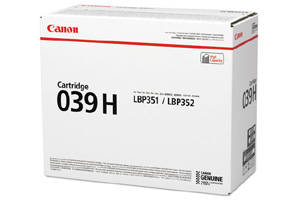 Canon 039H [OEM] Black Genuine High Yield Toner Cartridge for LBP351dn