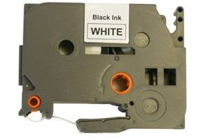 Brother TZE-241 Compatible 3/4 inch Black on White Tape (18mm x 8m)