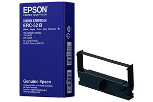 Epson ERC-32B Original Black Fabric Ribbon Cartridge for M-820