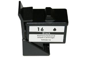 Lexmark 10N0016 (#16) Remanufactured Hi-Yield Black Ink Cartridge