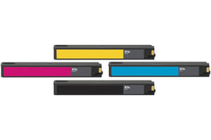 HP 972A Black & 3-Color Compatible Ink Cartridge Set for 577z 452dn