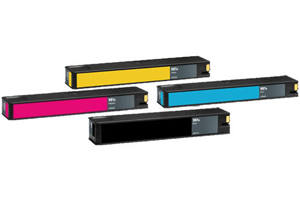 HP 981A Black & 3-Color Compatible Ink Cartridge Set for 586f 556xh