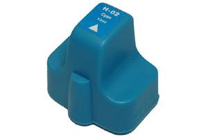 HP C8771WN (#02) Cyan Compatible Ink Cartridge w/ CHIP