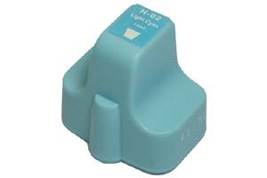 HP C8774WN (#02) Light Cyan Compatible Ink Cartridge w/ CHIP