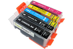Canon CLI-281XXL Black & Color 5 Pack Compatible Ink Cartridge