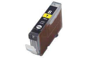 Canon CLI-8Y Compatible Yellow Ink Tank w/ CHIP for Pixma iP4200 MP600
