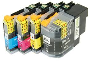 Brother LC20E Black & Color Compatible Ink Cartridge Set MFC-J5920DW