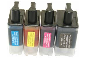 Brother LC41 Compatible Black & Color Ink Set for DCP-110 MFC-210 420