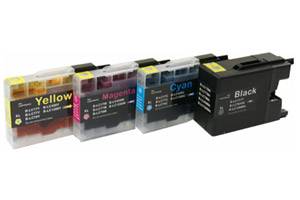 Brother LC79 Compatible Black & Color Ink Set MFC-J5910 J6510 J6710