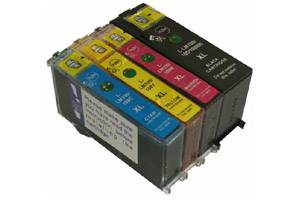 Lexmark #100XL Black & Color 4-Pack Combo Ink Cartridge Set