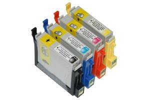 Epson T048 Black & 3-Color Combo Compatible Ink Cartridges