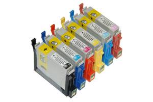 Epson T048 Black & 5-Color Combo Compatible Ink Cartridges