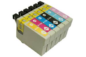 Epson T078 #78 Black & 5-Color Combo Remanufactured Ink