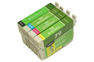 Epson #79 Remanufactured Black and Color 4 Pack Ink Cartridge Combo Set