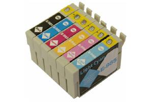 Epson T098 #98 Black and 5-Color Set Remanufactured Ink