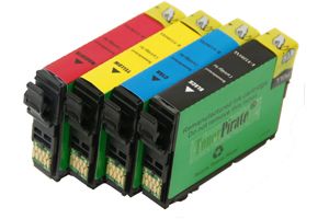 Epson T220XL High Yield Black & 3-Color Compatible Ink Cartridge Set