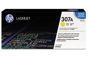 HP CE742A Yellow Original Toner Cartridge for Laserjet CP5225