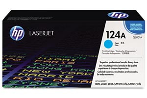 HP Q6001A Original Cyan Toner Cartridge for LaserJet 1600 2600