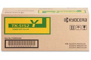 Kyocera Mita TK-5152Y Yellow Original Toner Cartridge for P6035cd