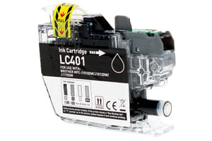 Brother LC401 Compatible Black Ink Cartridge for MFC-J1010DW J1170DW