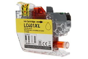 Brother LC401XL Yellow Compatible Ink Cartridge - MFC-J1010DW J1170DW