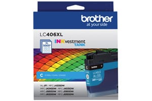 Brother LC406XL Cyan Original High Yield Ink Cartridge for MFC-J4335DW