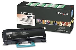 Lexmark X463X11G Original 15K Yield Toner Cartridge X463 X464