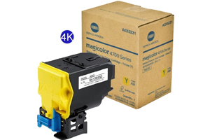 Minolta A0X5231 Yellow Original Toner for MagiColor 4750DN 4750EN