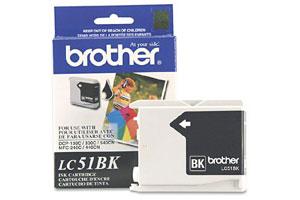 Brother LC51BK Original Black Ink Cartridge for MFC-240 3360 440 5460 5860 665