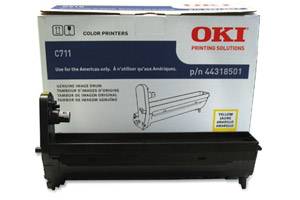 Okidata 44318501 Original Yellow Drum Unit for Okidata C711dn Color Printer