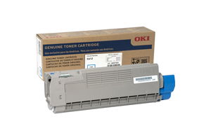 Okidata 46507503 Original Cyan Toner Cartridge - C612N C612DN