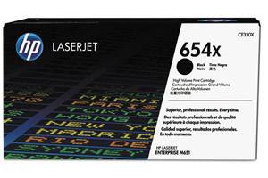 HP CF330X 654X Original Hi-Yield Black Toner Cartridge LaserJet M651