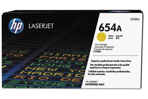 HP CF332A 654A Original Yellow Toner Cartridge LaserJet M651