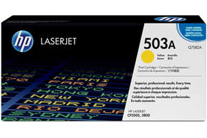 HP Q7582A Original Yellow Toner Cartridge for LaserJet 3800