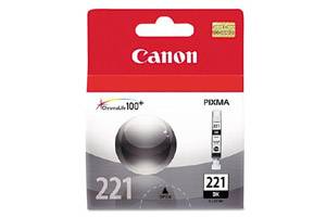 Canon CLI-221 Black Original Ink Tank for Pixma iP3600 iP4600 MP640 MP980 MX860