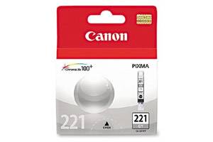 Canon CLI-221 Gray Original Ink Tank for Pixma MP640 MP980 MP990 Printer