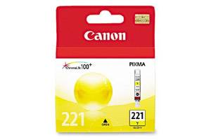 Canon CLI-221 Yellow Original Ink Tank for Pixma iP3600 iP4600 MP640 MP980 MX860