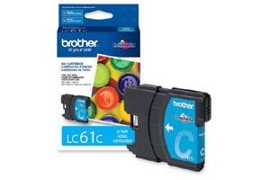 Brother LC61C Original Cyan Ink Cartridge for DCP-165 585 6690 MFC-290 5890 790 990