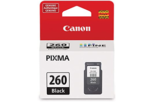 Canon PG-260 Pigment Black Original Ink Cartridge for PIXMA TS5320