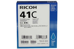 Ricoh 405762 Cyan Original  Ink Cartridge for Aficio SG3100SNW