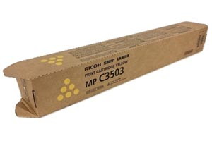 Ricoh 841814 Yellow Original Toner Cartridge MPC3003 MPC3503