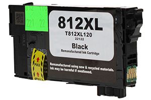 Epson T812XL120 812XL High Yield Black Compatible Ink Cartridge